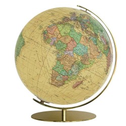 Globe Columbus Royal sur pied en laiton 40 cm