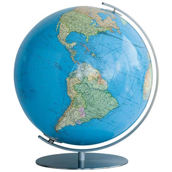 Globe Columbus Terrestre Duo avec pied en métal 51cm