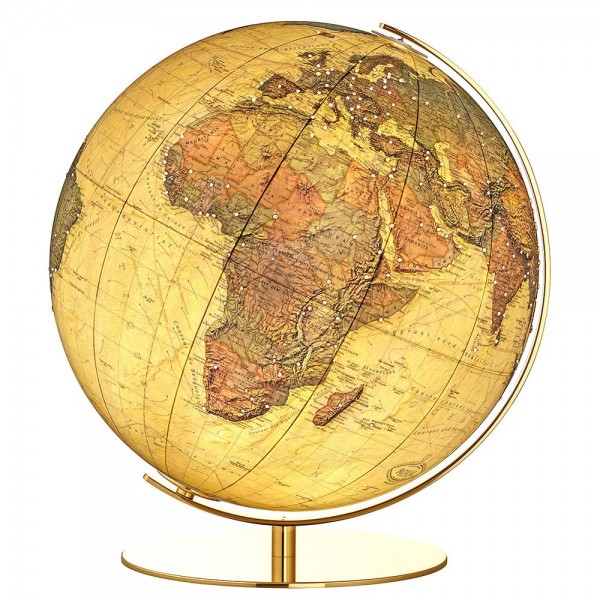 Mini Globe Terrestre en cristal • Vintage Univers