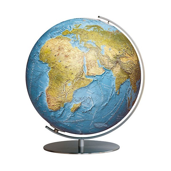 Globe Terrestre Décoratif de 26 cm Antique Globe Géographique avec Support  Triangulaire Globe Intéractif pour Salle de Classe Bureau Blanc+Doré -  Costway