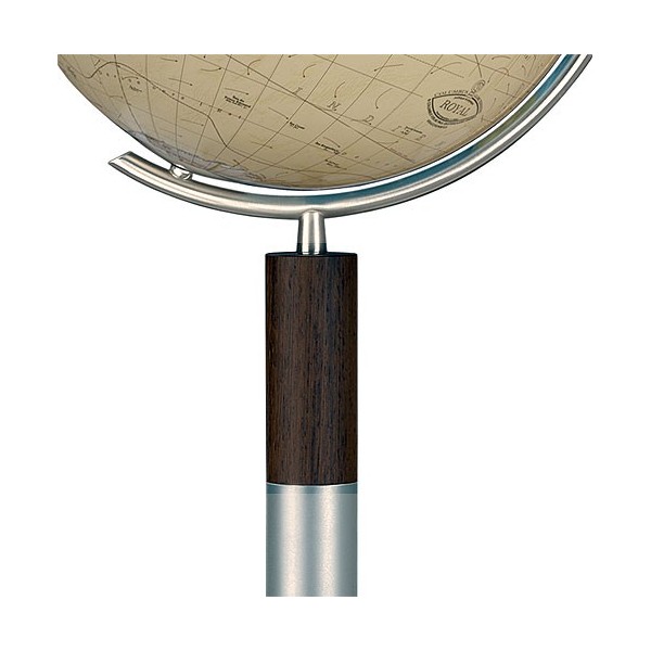 Globe Terrestre Royal 40 cm sur pied métal/bois 118 cm