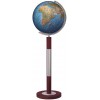 Globe Terrestre Duorama 40 cm sur pied en laiton 118 cm