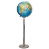 Globe Terrestre Duorama 40 cm sur pied en laiton 118 cm