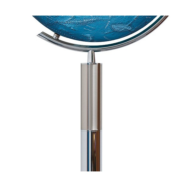 Globe Terrestre Duorama 40 cm sur pied en laiton 118 cm