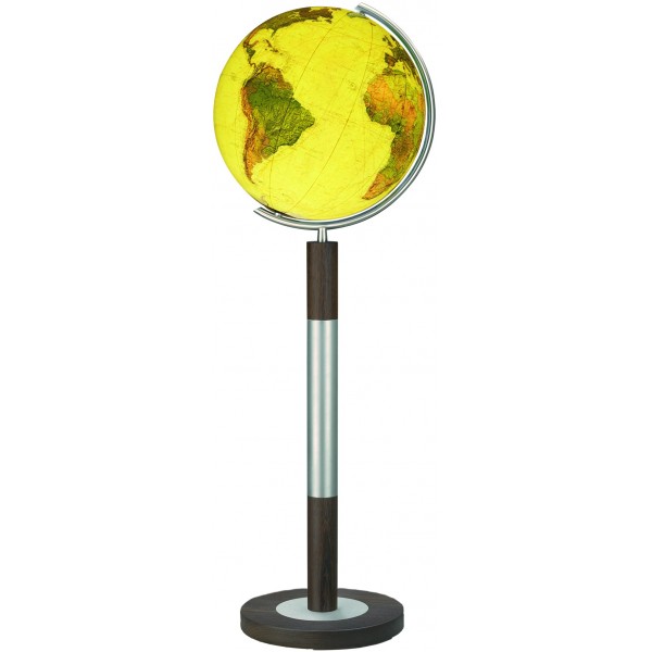 Globe Terrestre Royal 40 cm sur pied métal/bois 118 cm