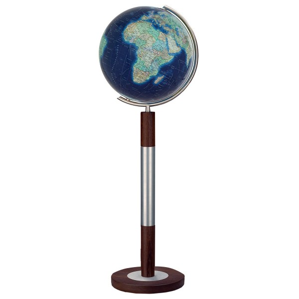 Globe Terrestre Duo Azzurro columbus en cristal 