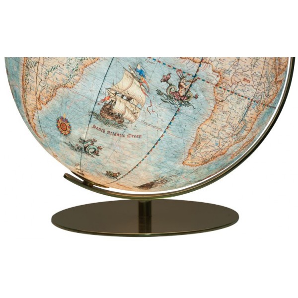 Globe terrestre vintage, globe terrestre géographique grec, globe mondial  vintage, lampe globe mondial, -  France