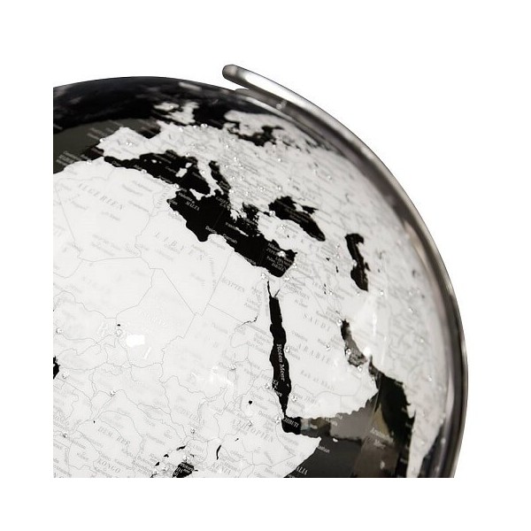 Globe Artline noir Swarovski de 34 cm de Columbus