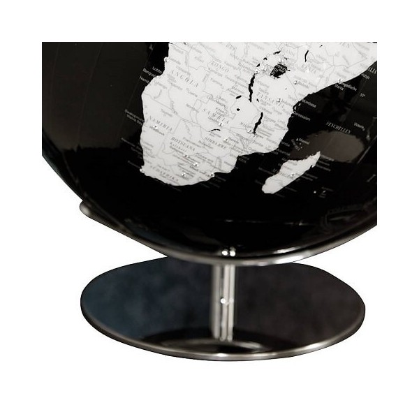 Globe Artline noir Swarovski de 34 cm de Columbus