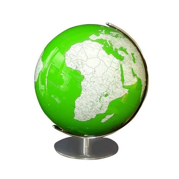 Globe Artline vert Swarovski Columbus 34 cm