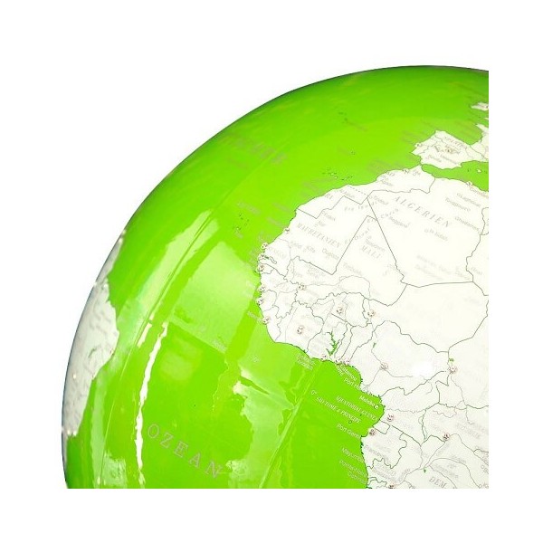 Globe Artline vert Swarovski Columbus 34 cm