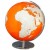 Globe lumineux Ø34 cm orange Artline avec pierres précieuses Swarovski
