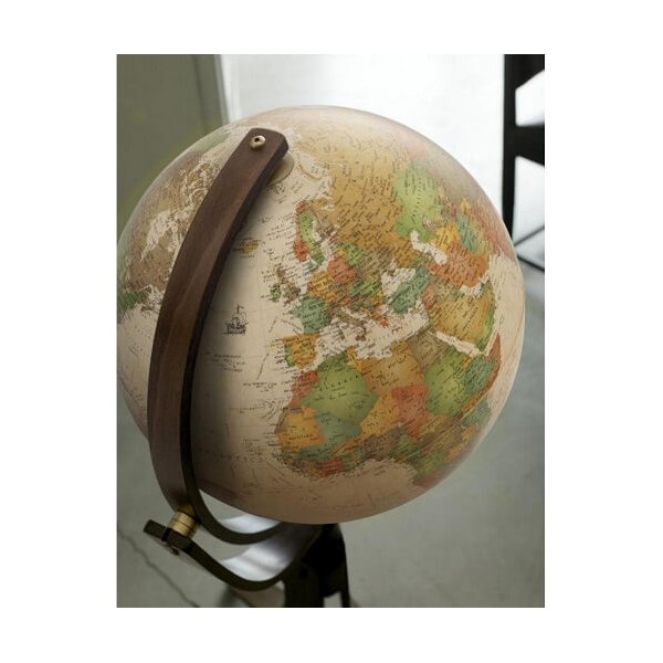 Globe terrestre lumineux antique dia 25cm