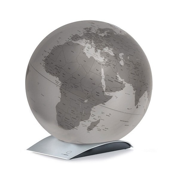 Globe argent Capital Q métallisé