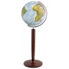 Globe terrestre lumineux Duo Alba cristal