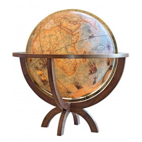 globe terrestre Vintage Au sommet du monde