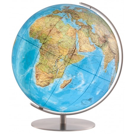 Globe terrestre Ø34 cm Duo interactif avec pied en métal