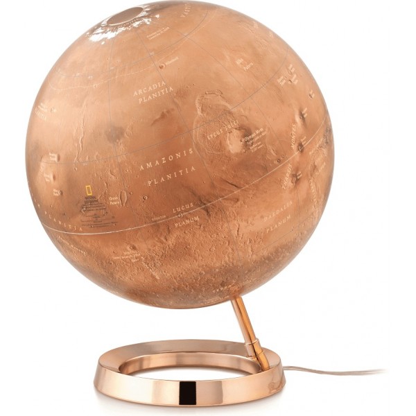 Globe Mars lumineux Ø 30 cm