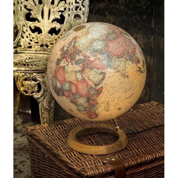 Globe terrestre Ø30 cm antique