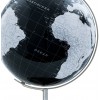Globe lumineux noir brillant Ø 40 cm sur pied