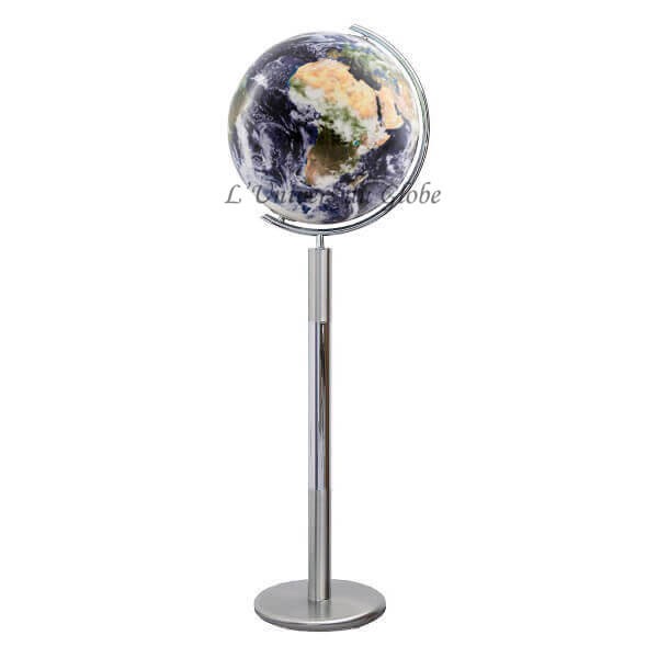 Globe Cristal sur pied Ø40 cm image satellite