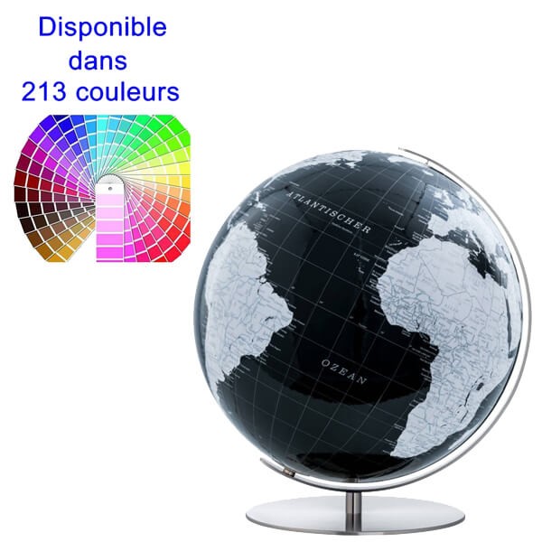 Globe Artline noir Swarovski de 34 cm de Columbus