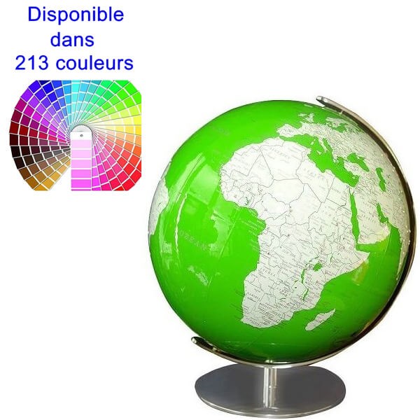 Globe Artline vert Swarovski 34 cm Columbus