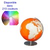 Globe lumineux Ø34 cm orange Artline avec pierres précieuses Swarovski