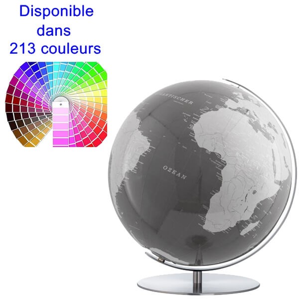 Artline globe cristal Ø 34 cm gris