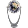 Globe satellite cristal Ø51 cm sur pied gris