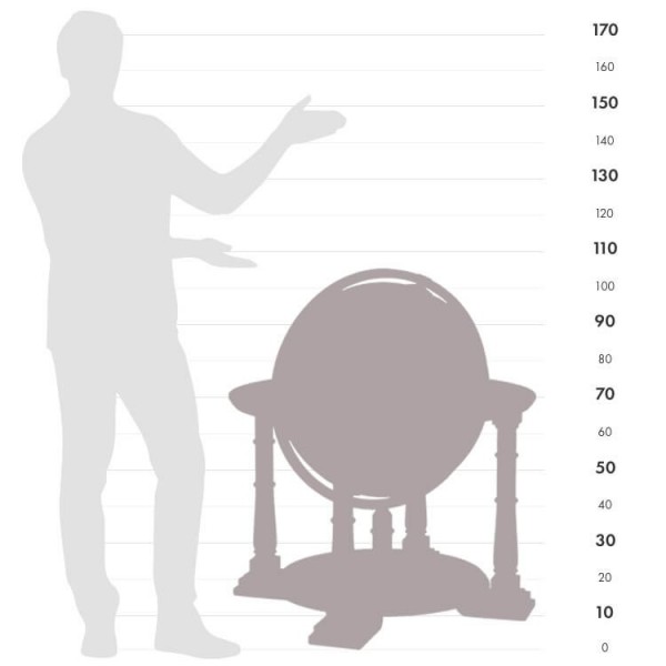 Globe terrestre déco Sirio