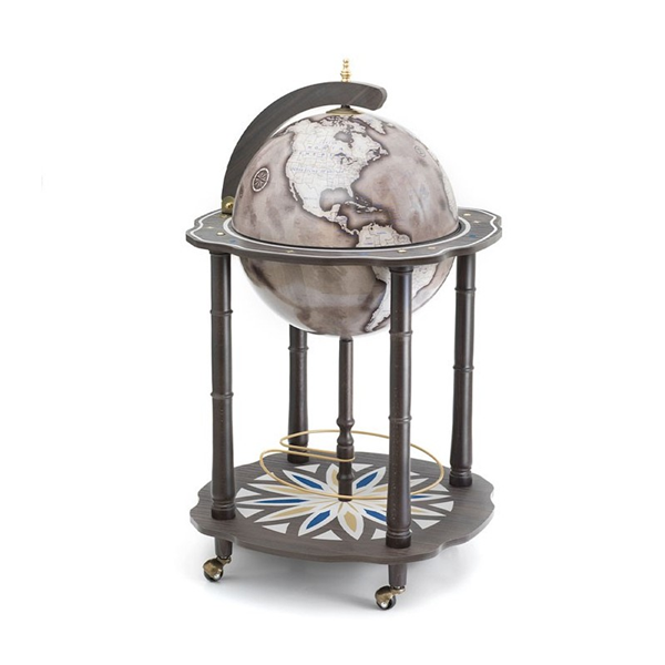 Créez une atmosphère sereine : le globe Lapis Zoffoli, un élément décoratif inspiré par la nature et le design.