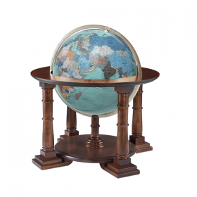 Globe terrestre décoratif Zoffoli avec cartographie vintage élégante